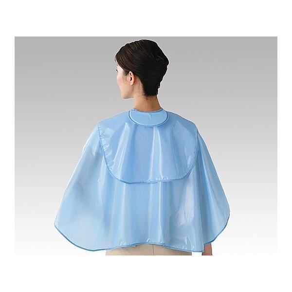 洗髪用品 シャンプーケープ(クッション付き)ブルー 3770-5