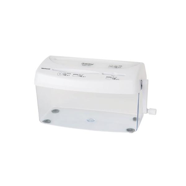ナカバヤシ　３ウェイハンドシュレッダ１０１／ホワイト　NSH-101WH