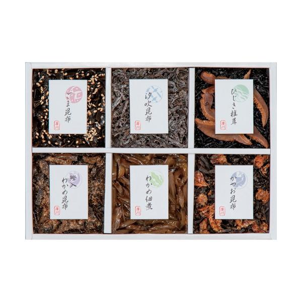 明治35年より伝えられてきた「直火釜炊き製法」は、調味料を佃煮に全て染み込ますことにより、ふっくらと炊き上げ、しっかりとした味になっております。昔ながらの佃煮をご提供いたします。　■ごま昆布45g・汐吹昆布20g・かつお昆布20g・ひじき椎...