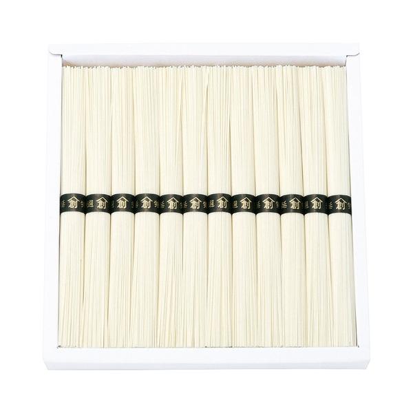 小麦の質を大切にした、手延が故の舌心地爽やかな自然色のめん。■手延そうめん50g×12束■箱サイズ:21.7×20.9×2.9cm【用途】引出物 結婚祝 出産祝 仏事 快気 新築 記念 贈答 お返し お祝い 香典返し 法事 法要 引越し 新...