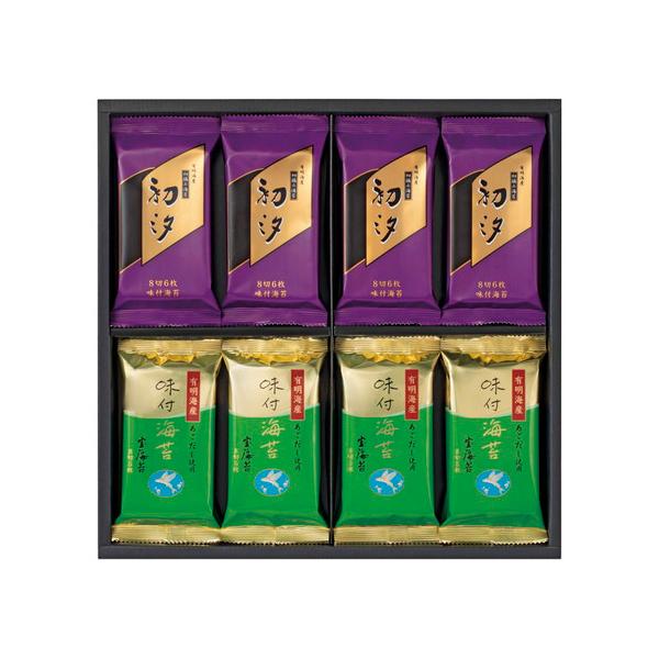 宝海苔 初汐味付海苔・あごだし味付海苔 食べ比べ詰合せ FS-50(B4)ギフト包装・のし紙無料