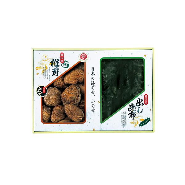 信頼の国内産、椎茸と昆布の詰合せ。■どんこ(冬茹)とは、カサが開く前に採取した肉厚の椎茸です。香信(こうしん)とは、カサの肉が薄く、ちらし寿司などスライスして使用するのに適しております。国内産原木どんこ椎茸60g・国内産出し昆布80g■箱2...