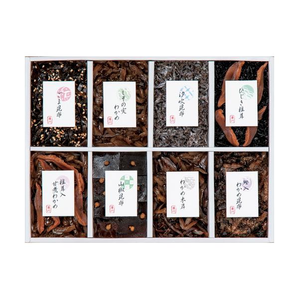 明治35年より伝えられてきた調味料を佃煮に全て染み込ますことによりふっくらとしっかりした味に炊き上げる事ができる「直火釜炊き製法」にて製造した佃煮の詰合せ商品です。■ごま昆布45g・しその実わかめ45g・汐吹昆布20g・山椒昆布45g・ひじ...