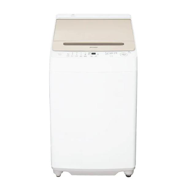 SHARP 【基本配送設置無料】シャープ 縦型洗濯機8kg 穴なし槽 ES
