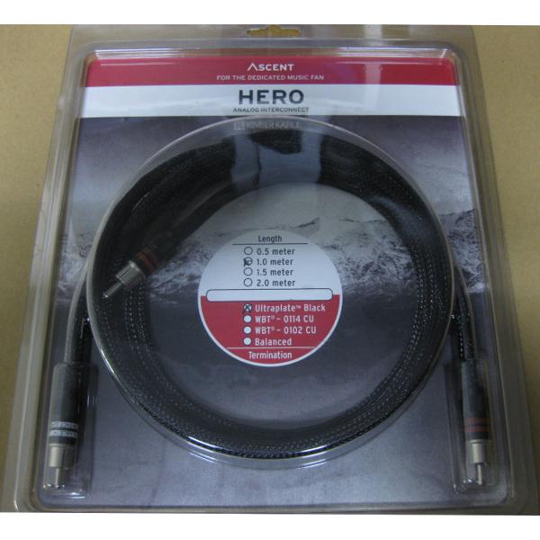 キンバー HERO/CU/1.0M RCAケーブル キンバーケーブル KIMBER KABLE HERO(1.0mペア) RCAケーブル