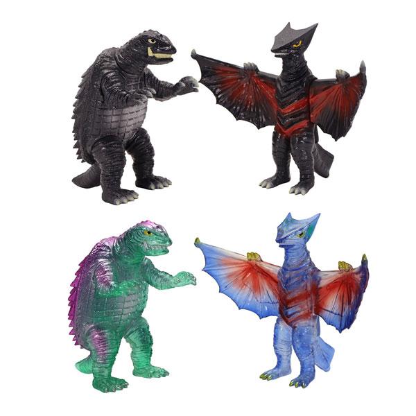 ゴジラ　ガメラ　ギャオス フィギュアセット CCP 送料無料◇ミドルサイズシリーズ ガメラ 第9弾 4種セット ガメラ