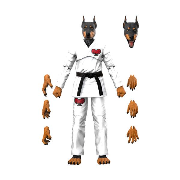 ZOO JITSU FIGHTERS DRAVEN ドーベルマン - 白道着 フィギュア 【9月