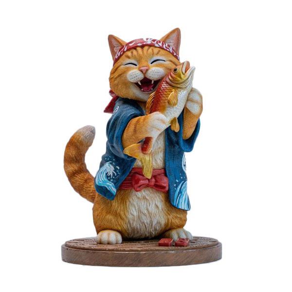 送料無料◇ 鯛抱え猫親分 A JXK368A フィギュア JXKスタジオ 【9月予約