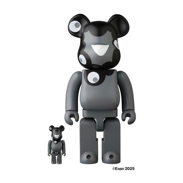 送料無料◇メディコム・トイ BE＠RBRICK ミャクミャク (モノクロVer