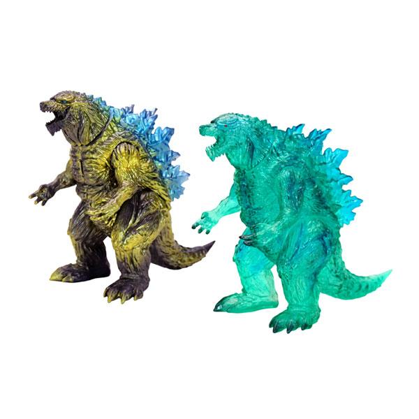 送料無料◆CCP MSS ミドルサイズシリーズ ゴジラEX 第21弾 ゴジラ・アース 2種セット (対ギドラ戦イメージ Ver./クリアグリーン Ver.) フィギュア 【2月予約】