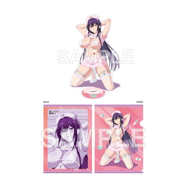 履いてください、鷹峰さん クリアファイル＆アクリルスタンド