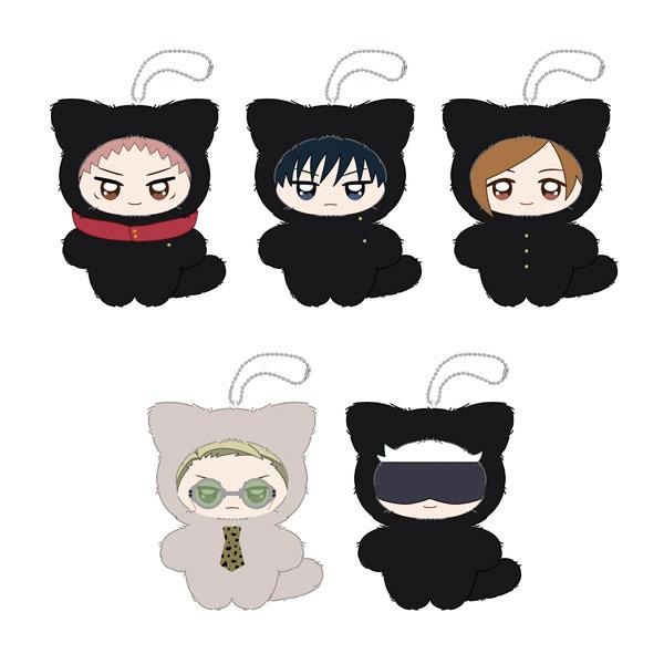 呪術廻戦 虎杖悠仁 ちみけもマスコット 送料無料◇再販 呪術廻戦 ちみけもますこっと 5種セット (1. 虎杖悠仁