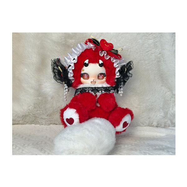 Boboco 500％ 赤＆青 Tutulong Boboco 500％ ぬいぐるみ レッドハート猫 【1月予約