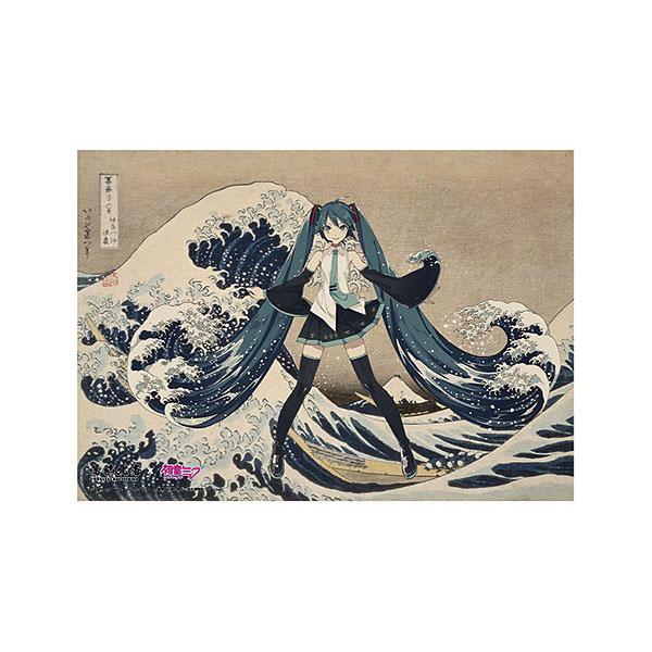 送料無料◇Presence 葛飾北斎×初音ミク シリアルナンバー入り A3