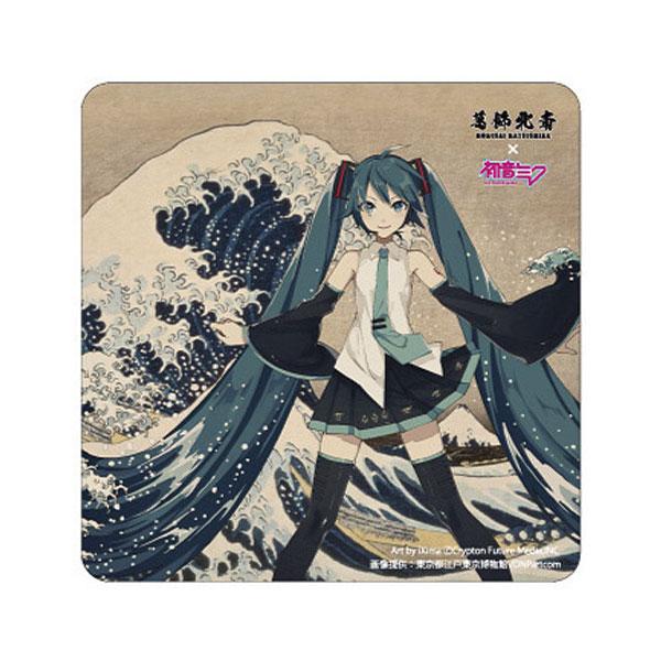 Presence 葛飾北斎×初音ミク カーマグネット 冨嶽三十六景 神奈川沖浪