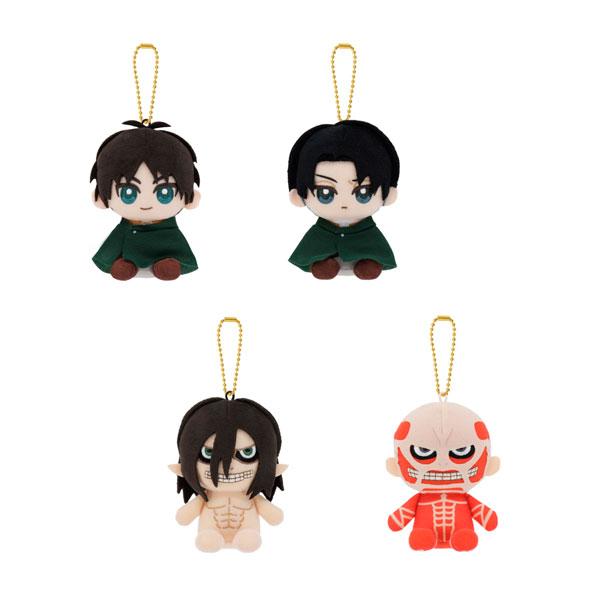 送料無料◇バンダイナムコヌイ 進撃の巨人 Chibiぬいおすわり