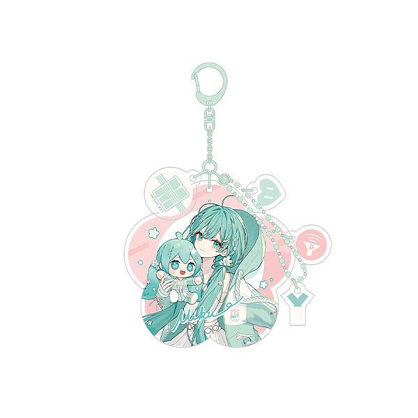初音ミク ミクハグシリーズ アクリルキーホルダー フラワーVer