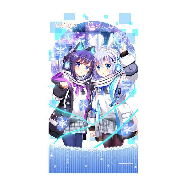 カーテン魂 ご注文はうさぎですか？ BLOOM のれん (チノ＆フユ/冬) 【8
