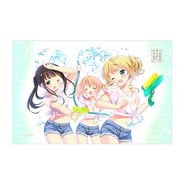 カーテン魂 ご注文はうさぎですか？ BLOOM カーテン(シャロ) 送料無料◇カーテン魂 ご注文はうさぎですか？ BLOOM タオルケット