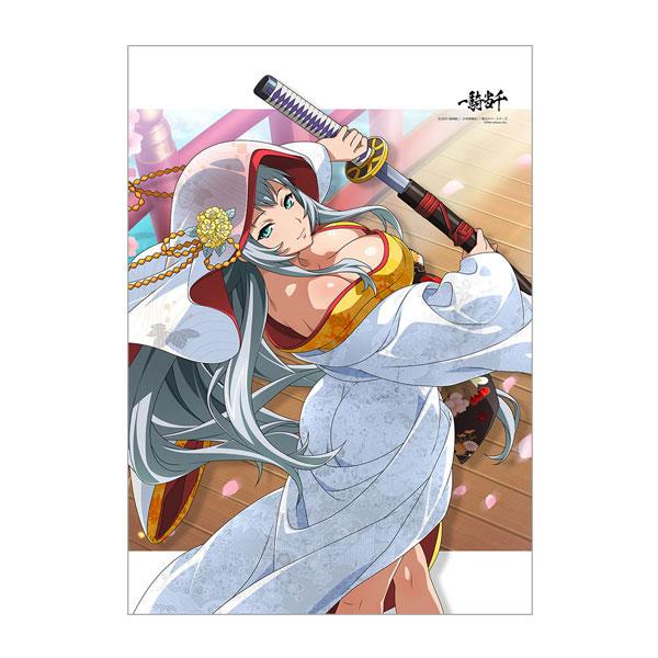 送料無料◇カーテン魂 一騎当千 Wスエード B2タペストリー (趙雲子龍