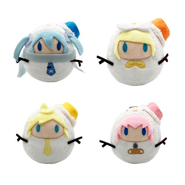 ムービック 初音ミクシリーズ 雪だるまぬいぐるみ 4種セット(雪ミク/鏡