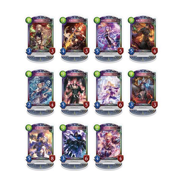 送料無料◇『Shadowverse』 アクリルカードスタンド01 全11種セット