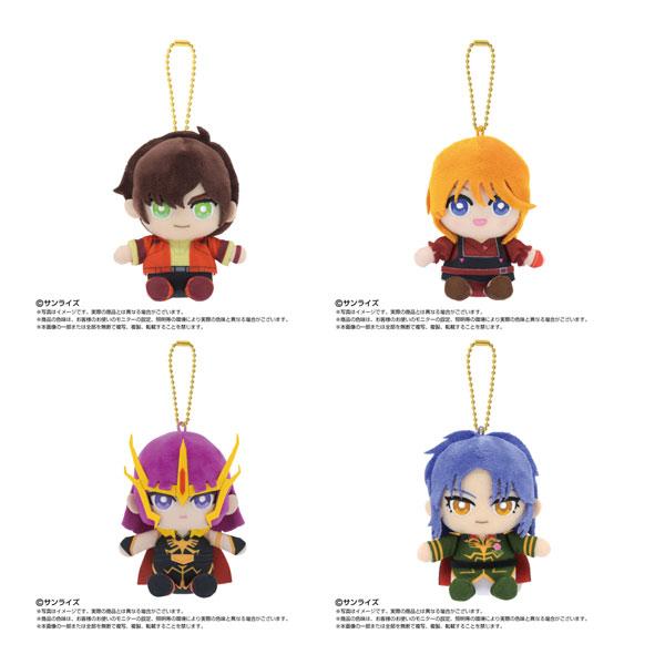 送料無料◇機動戦士ガンダムZZ Chibiぬいおすわりマスコット 4種セット