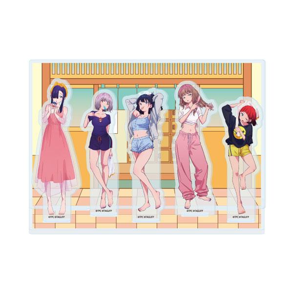 小日向みゆう　オンラインくじタペストリーアクリルスタンドお風呂ポスター3点セット A3 『グリッドマンユニバース』 アクリルジオラマ 03 集合デザイン お