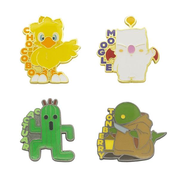 送料無料◇ファイナルファンタジー キャラクターピンズ 4種セット
