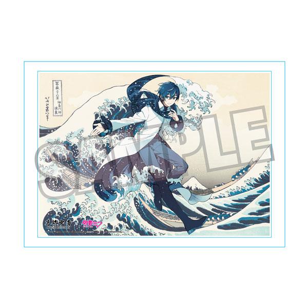 送料無料◇葛飾北斎×初音ミク Rella シリアルナンバー入りA3アクリル