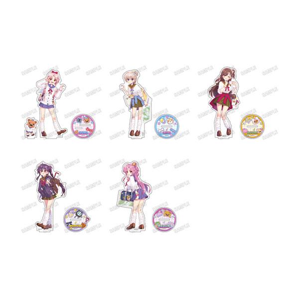 送料無料◆『がっこうぐらし！』 BIGアクリルスタンド (ギャル風制服ver.) 5種セット(由紀/美紀/悠里/胡桃/慈) メディコス・エンタテインメント 【11月予約】