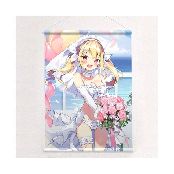 カーテン魂 『ぱん先生』 描き下ろしB2タペストリー (有栖川瑠々/ウエディング) Wスエード 【12月予約】