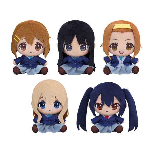 送料無料◆グッドスマイルカンパニー ちょこぷに 『けいおん！』 ぬいぐるみ 5種セット (平沢唯/秋山澪/田井中律/琴吹紬/中野梓) セット商品 【2月予約】
