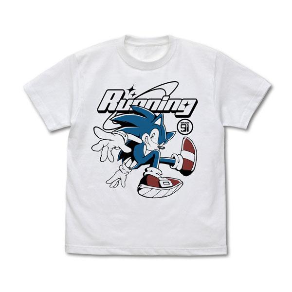 ソニック・ザ・ヘッジホッグ 0386-1909 ソニック スピードスター Tシャツ/WHITE-L コスパ 【11月予約】