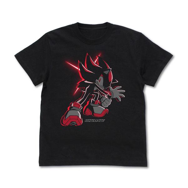 ソニック・ザ・ヘッジホッグ 0386-1910 シャドウ 逆光 Tシャツ/BLACK-M コスパ 【11月予約】