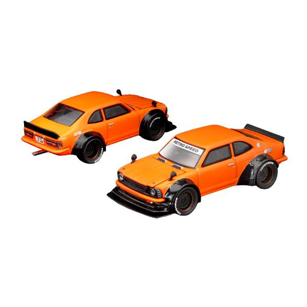 POP RACE 1/64 トヨタ・カローラ KE25 ワイドボディ (オレンジ) 新金型