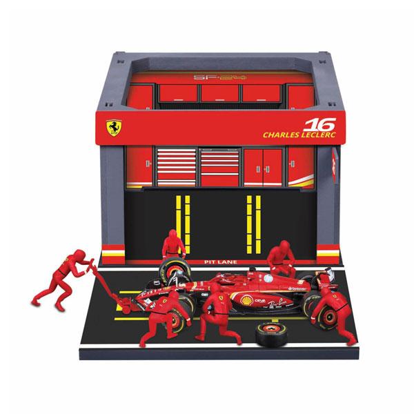 BURAGO 1/43 F-1 PIT PASS SET フェラーリ PASSセット SF-24 No
