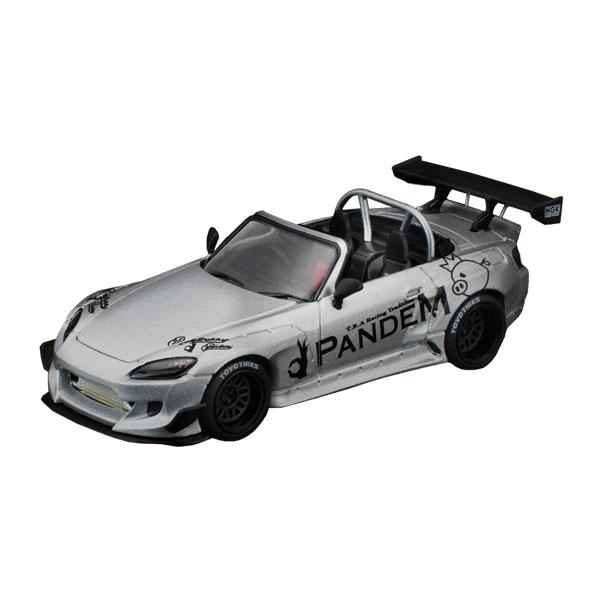POP RACE 1/64 PANDEM S2000 シルバー SILVER ミニカー PR640451 【4月