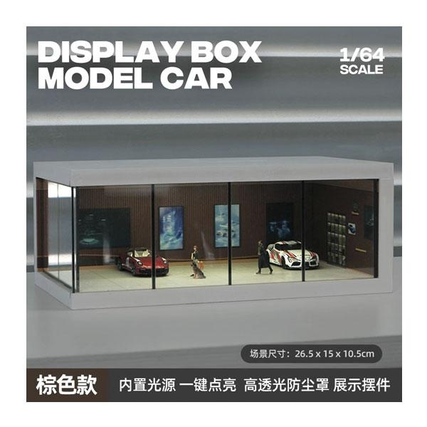 カスタム ジオラマ 1:64 7 ELEVENライトとケース付き G・FANS 1/64 ジオラマシリーズ 7-11 セブンイレブン＋駐車場セット