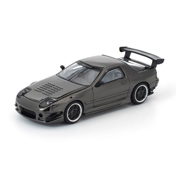 POP RACE 1/64 マツダ RX-7 (FC3S) RE雨宮 ダーククローム ミニカー