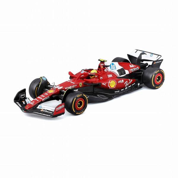 BURAGO 1/43 フェラーリ SF-25 2025 ＃44 L.ハミルトン ドライバー付