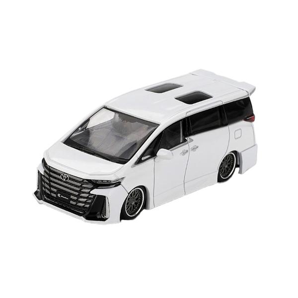 MINI-GT 1/64 Toyota ヴェルファイア 40 KUHL ホワイト (左ハンドル