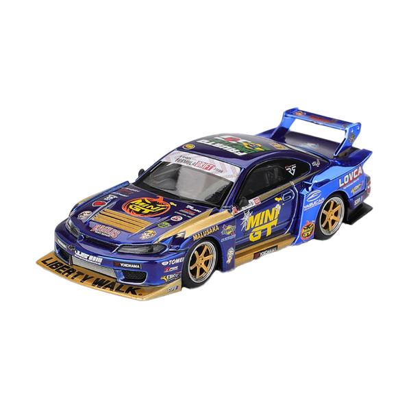 [Release date: May 31, 2026]MINI-GT 1/64 Nissan シルビア(S15) LB-Super Silhouette ＃555 2025 Formula Drift ハロウィンスペシャル Team MI...