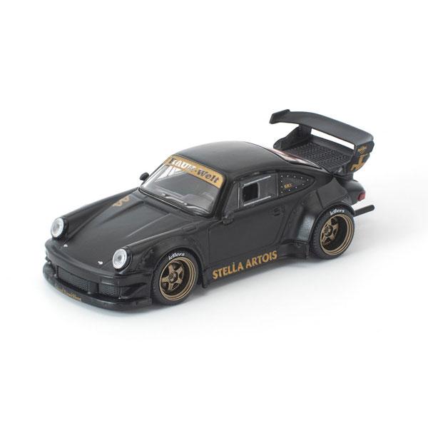 [Release date: July 31, 2026]POP RACE 1/64 RWB 930 MATTE BLACK “STELLA ARTOIS” (RWB 930 マットブラック「ステラ・アルトワ」) ダイキャスト ミニカー P...