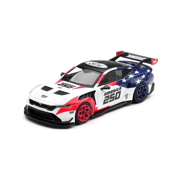 MINI-GT MGT01301-BL 1/64 フォード マスタング GTD (左ハンドル