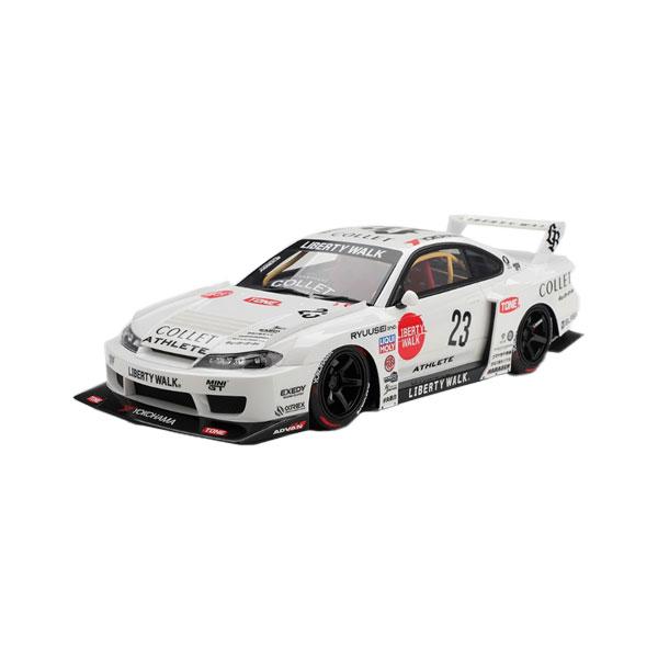 TOP SPEED シルビアS15 ミニカー1/18 送料無料◇TOP SPEED 1/18 Nissan シルビア(S15) LB-Super Silhouette