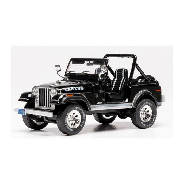 送料無料◇IXO 1/43 ジープ CJ-7 ラレード 1986 ブラック ミニカー
