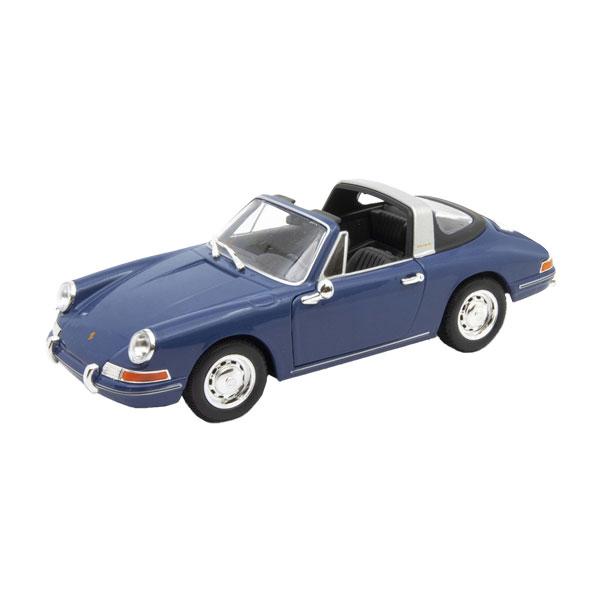 送料無料◇WELLY 1/24 ポルシェ 911タルガ ブルー ダイキャストモデル 