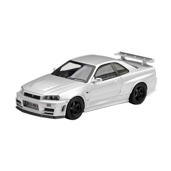 MINI-GT MGT01329-R 1/64 Nissan NISMO R34GT-R Z-tune シルバー 右
