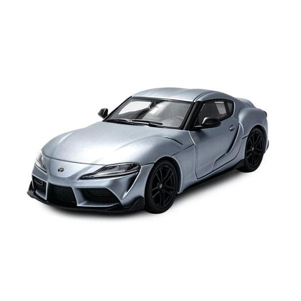 ATS MODEL 1/64 Toyota GR SUPRA A90 マットシルバーブルー ダイ